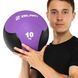 М'яч медичний медбол Zelart Medicine Ball FI-5121-10 10кг фіолетовий-чорний