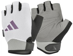 Рукавички для тренінгу Adidas Performance Women's Gloves білий, сірий Жін M