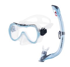 Набор маска и трубка Aqua Speed ​​ENZO + EVO 5571 голубой OSFM