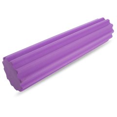 Роллер для йоги та пілатесу (мфр рол) масажний Zelart FI-5158-60 60см фіолетовий