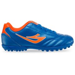 Сороконожки обувь футбольная детская LIJIN OB-1503-35-39-2 размер 35-39 (верх-PU, подошва-резина, синий)