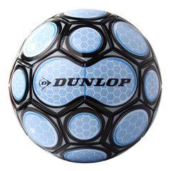 Футбольний м'яч Dunlop Football голубой+чорний