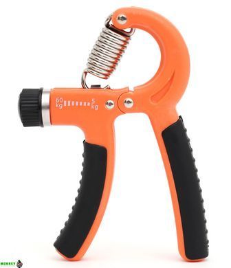 Еспандер кистьовий Cornix 5-60 кг з регульованим навантаженням XR-0143 Orange/Black