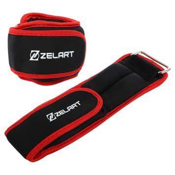 Утяжелители-манжеты для рук и ног Zelart FI-5732-1 Красный 2x0,5кг