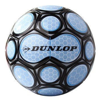 Футбольный мяч Dunlop Football голубой+черный