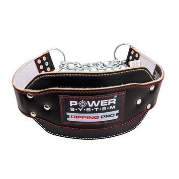 Пояс для обтяжень Power System Dipping Pro PS-3820 Black Red Line