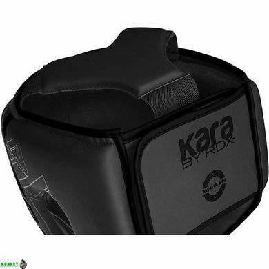 Боксерский шлем RDX F6 KARA Matte Black L (капа в комплекте)