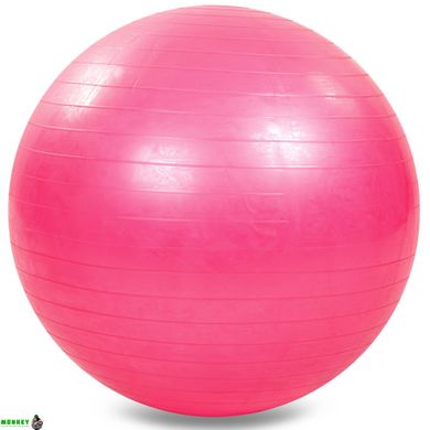 М'яч для фітнесу (фітбол) гладкий глянсовий 85см Zelart FI-1982-85 (PVC, 1200г, кольори в асортименті, ABS технолог)