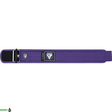 Пояс для тяжелой атлетики RDX RX1 Weight Lifting Belt Purple XS