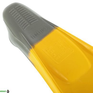 Ласти із закритою п'ятою MadWave M074605106W (гума, розмір 30-33, жовтий)