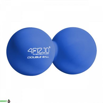 Масажний м'яч подвійний 4FIZJO Lacrosse Double Ball 6.5 x 13.5 см 4FJ0323 Blue