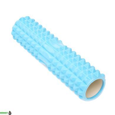 Массажный ролик Cornix EVA 45 x 14 см (валик, роллер) XR-0335 Sky Blue