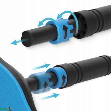 Турник раздвижной 4FIZJO ULTRA 66-100 см Black/Blue (P-5905973400329)