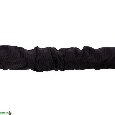 Канат для кроссфита в защитном рукаве BATTLE ROPE Zelart FI-5719-12 12м черный