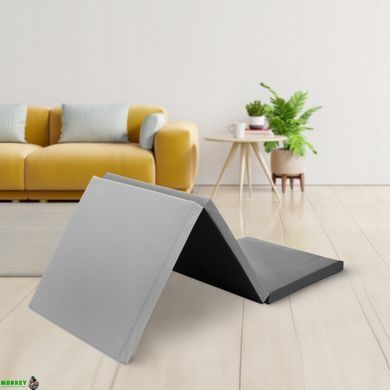 Мат гімнастичний складний 4FIZJO 180 x 60 x 5 см Black/Grey (P-5907739319692)