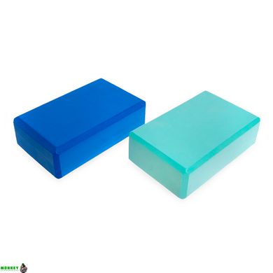 Блок для йоги Zelart FI-1 536 кольори в асортименті