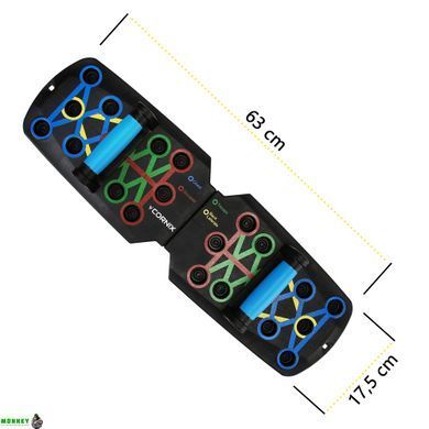 Упори (дошка) для віджимань Cornix Push-Up Board складна, зі змінним хватом XR-0453