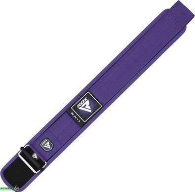 Пояс для тяжелой атлетики RDX RX1 Weight Lifting Belt Purple XS