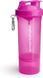 Шейкер спортивний SmartShake Slim 500ml Neon Pink