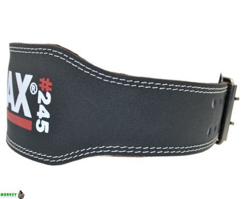Пояс для тяжелой атлетики MadMax MFB-245 Full leather кожаный Black L
