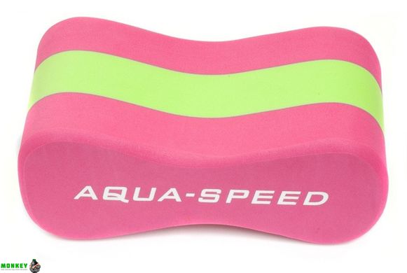 Колобашка для плавання Aqua Speed ​​JUNIOR 3 LAYESR PULLBUOY 6779 Уні рожевий, зелений 20x8x10cм