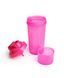 Шейкер спортивний SmartShake Slim 500ml Neon Pink