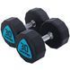 Гантели профессиональные с полиуретановым покрытием LiveUp LP8003-30 (2х30кг)