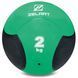 М'яч медичний медбол Zelart Medicine Ball FI-5121-2 2кг зелений-чорний