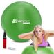Фитбол Hop-Sport 65 см зеленый + насос 2020