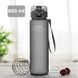 Бутылка для воды CASNO 850 мл KXN-1183 Серая + металлический венчик