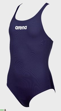 Купальник для девочек Arena SOLID SWIM PRO JR синий, белый Дет 128см