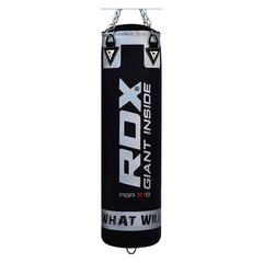 Боксерський мішок RDX Leather Black 1.4 м, 45-55 кг