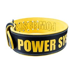 Пояс для важкої атлетики Power System Beast PS-3830 Black/Yellow M