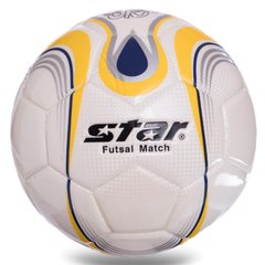 Мяч для футзала №4 Клееный-PU STAR JMU1635-1 (цвета в ассортименте)