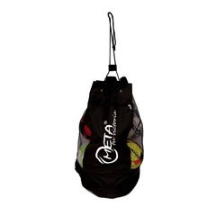 Велика сумка – мішок для м'ячів Meta Soccer Ball Bag Maxi чорний Уні 15 м'ячів