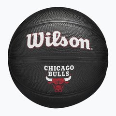 М'яч баскетбольний Wilson NBA TEAM TRIBUTE MINI BLACK CHI BULLS size 3