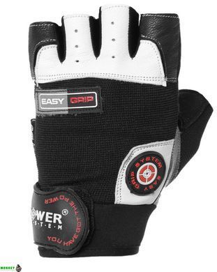 Рукавички для фітнесу і важкої атлетики Power System Easy Grip PS-2670 Black/White XL