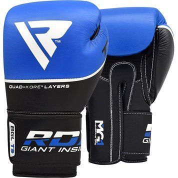 Рукавички боксерські RDX Quad Kore Blue 14 ун.