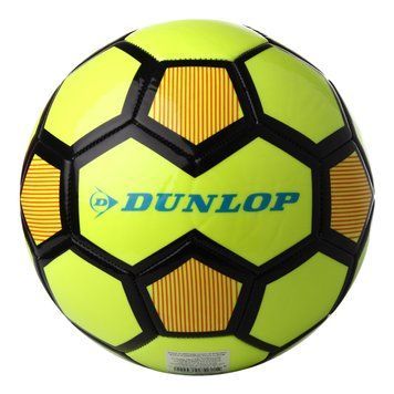 Футбольный мяч Dunlop Football желтый+черный