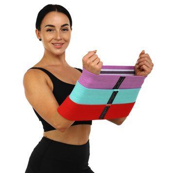 Резинки для фитнеса набор LOOP BandS SP-Sport FI-1725 3шт
