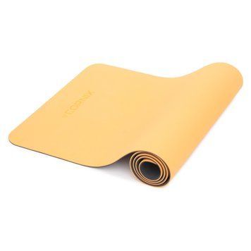 Килимок спортивний Cornix TPE 183 x 61 x 0.6 см для йоги та фітнесу XR-0001 Orange/Black