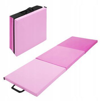Мат гімнастичний складний 4FIZJO 180 x 60 x 5 см Pink/Light Pink (P-5907739319678)