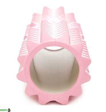 Массажный ролик Cornix EVA 45 x 14 см (валик, роллер) XR-0336 Light Pink