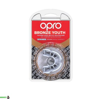 Капа OPRO Junior Bronze White (art.002185006)