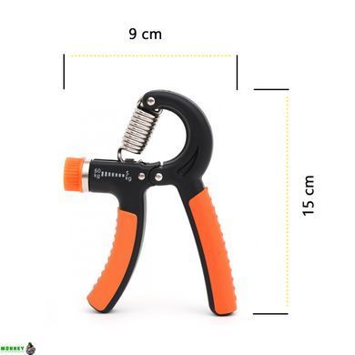 Эспандер кистевой Cornix 5-60 кг с регулируемой нагрузкой XR-0144 Black/Orange