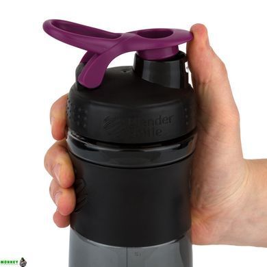 Спортивна пляшка-шейкер BlenderBottle SportMixer 28oz/820ml Black/Plum (ORIGINAL)