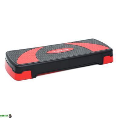 Степ-платформа 3-ступенчатая Cornix 78 х 29 х 10-20 см XR-0185 Black/Red