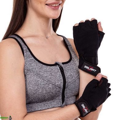 Перчатки для фитнеса и тренировок Zelart SB-161575 Черный L черный