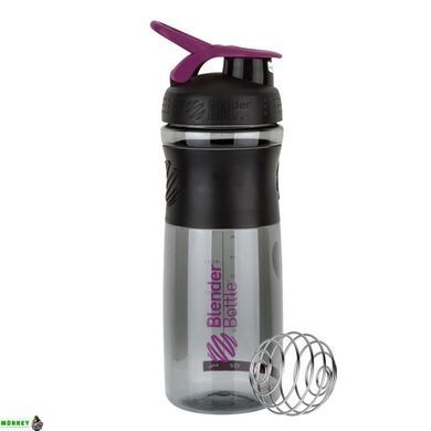 Спортивна пляшка-шейкер BlenderBottle SportMixer 28oz/820ml Black/Plum (ORIGINAL)