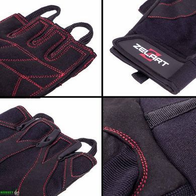 Перчатки для фитнеса и тренировок Zelart SB-161596 Черный S черный